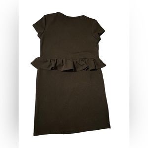Casual kids black dress